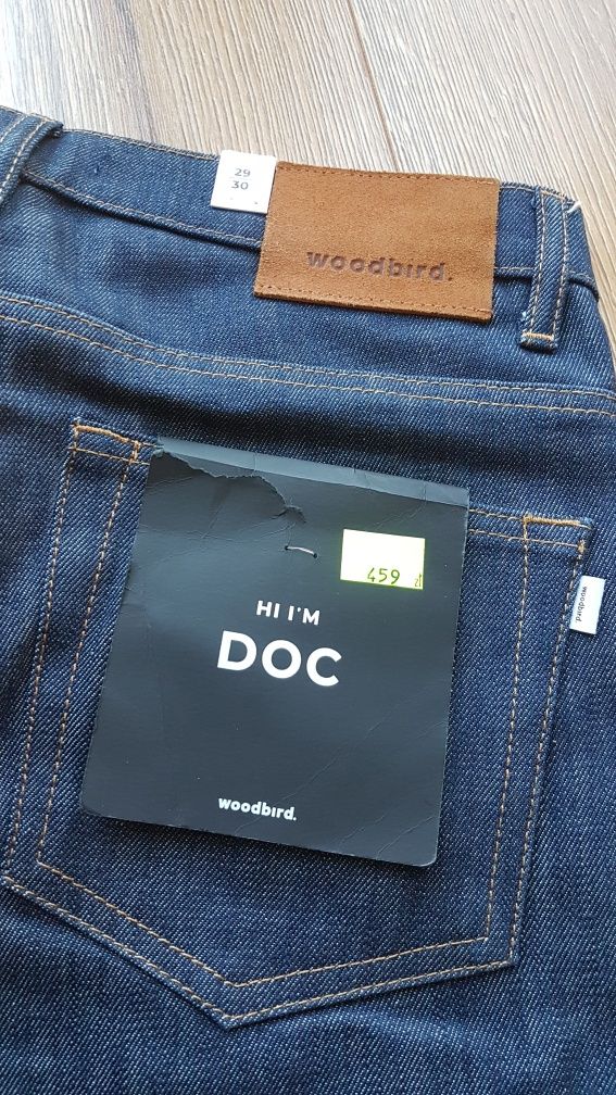 Woodbird Dżinsy Doc Bleu Jeans indigo blue męskie spodnie 29