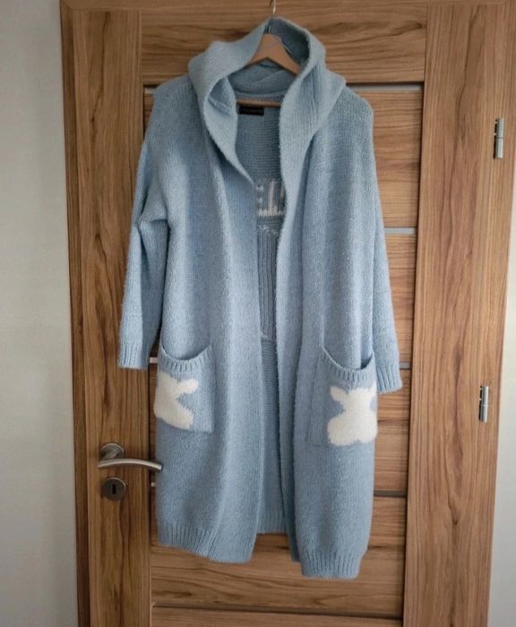 Cocomore - nowy błękitny kardigan oversize