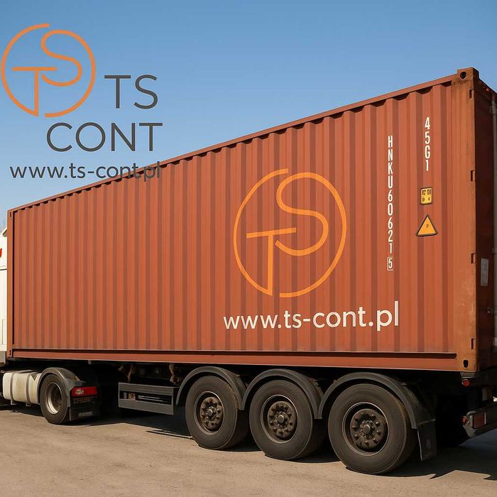 Kontener morski magazynowy budowlany 40 HC używany – TS-CONT