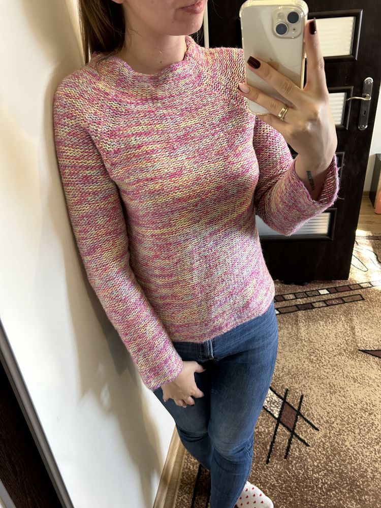 Kolorowy sweter topshop r. M