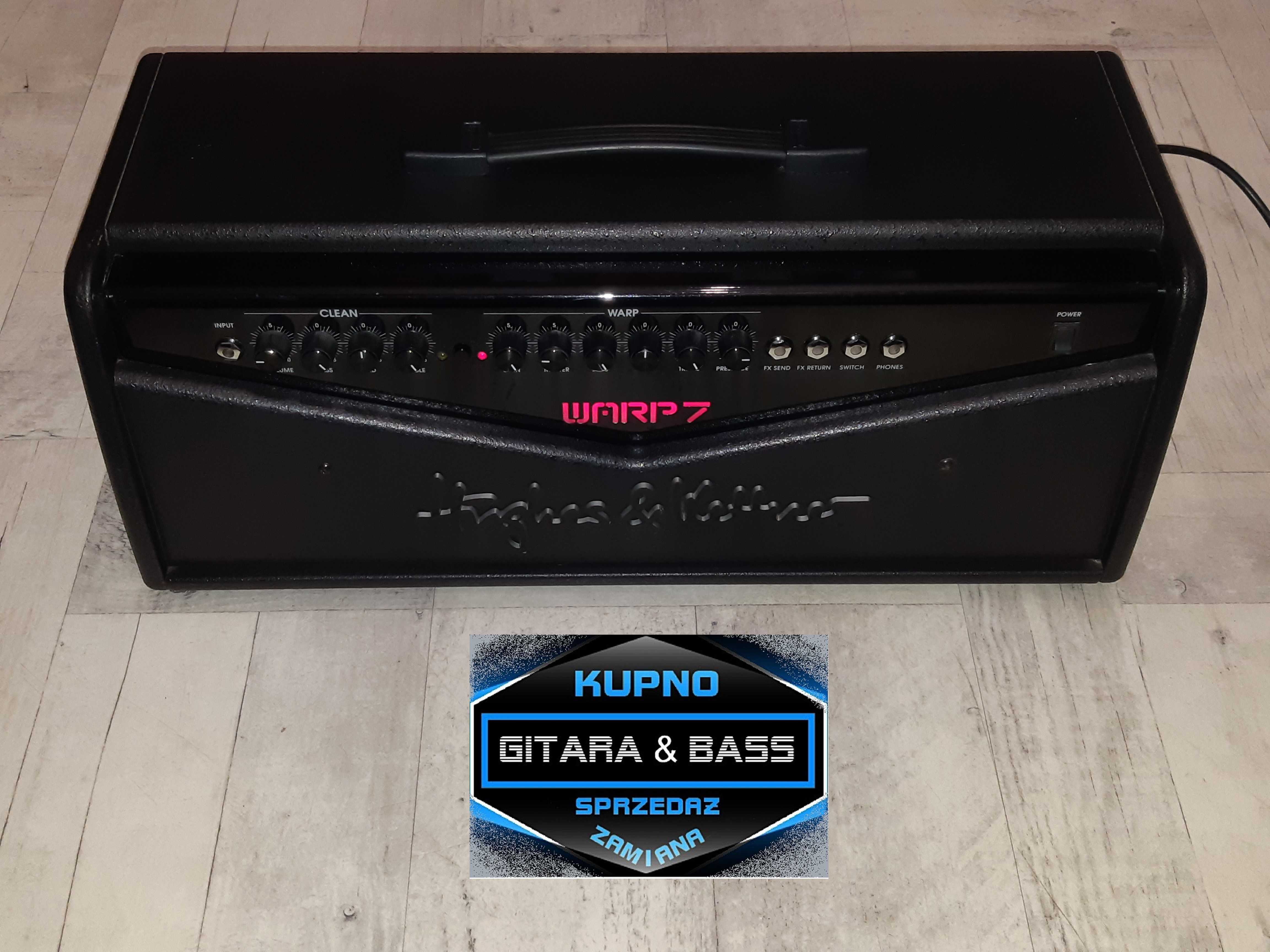 Wzmacniacz Gitarowy Hughes & Kettner Warp 7 -head-wysyłka Free-zamiana