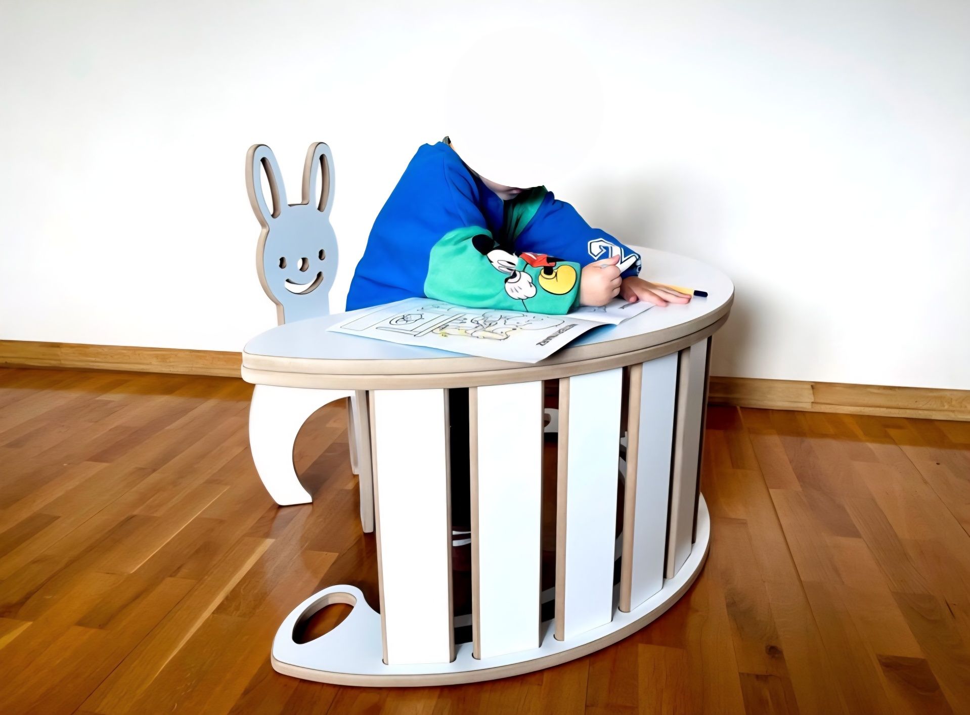Bujak montessori + brat + krzesełko + zjeżdżalnia + poduszka