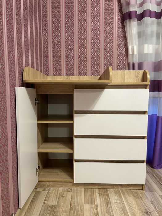 Комод пеленальний+матрац на пеленатор в подарунок