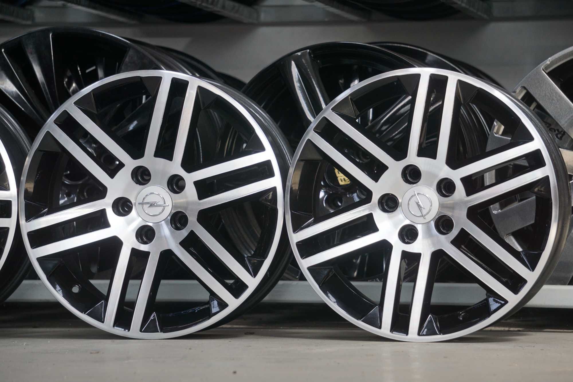 Alufelgi GM oryginal 5x110 7Jx17 et41 cb65,1mm czarny polysk i cnc