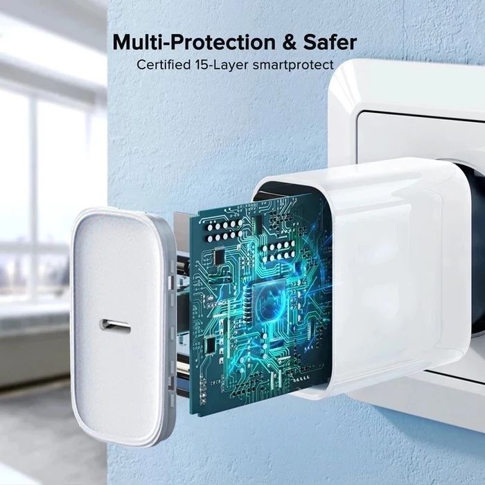 Carregador iPhone / adaptador para iPhone 16/15/14/13/12 FAST CHARGE