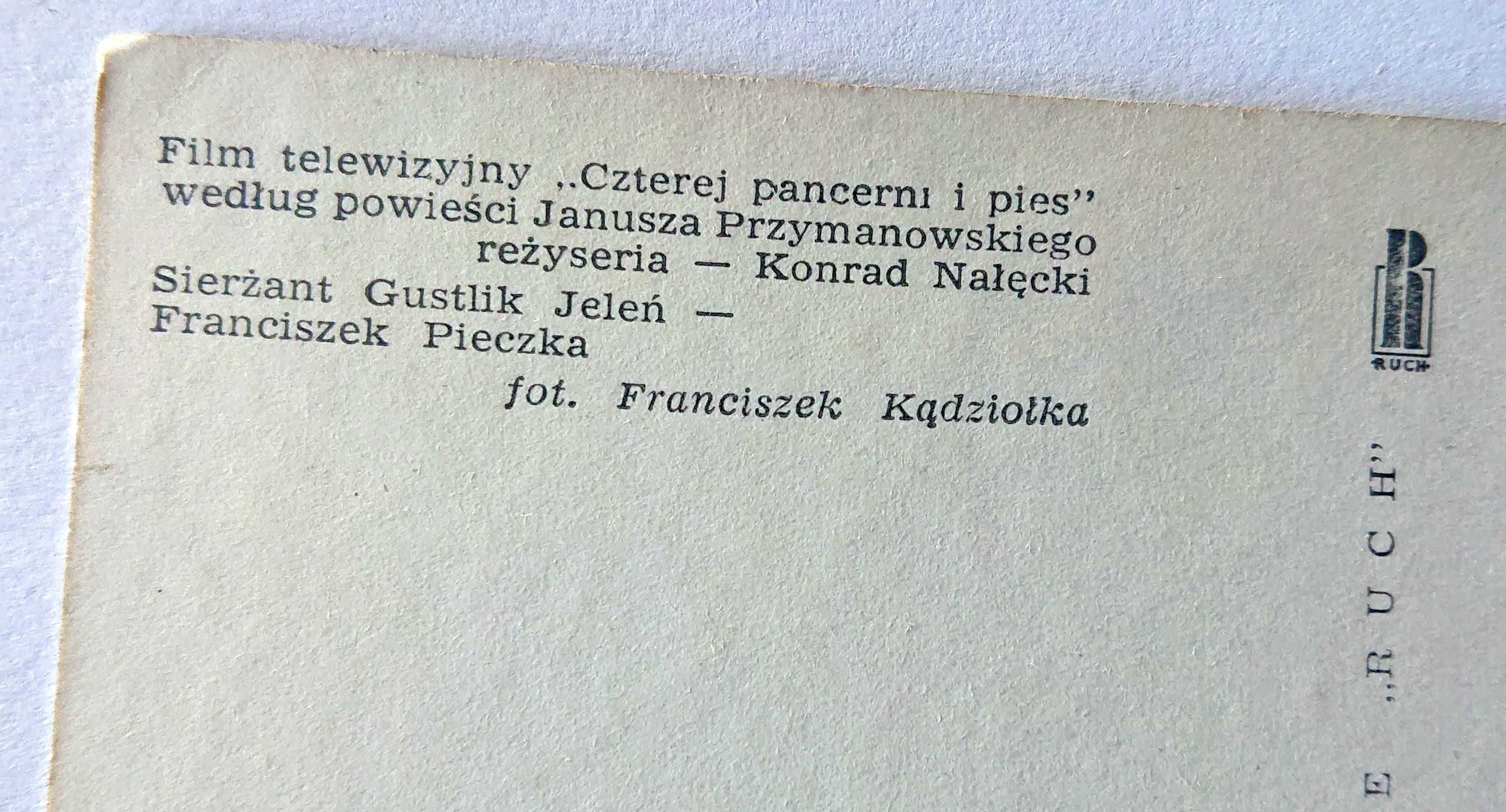 Kartka pocztowa - Czterej pancerni i pies - RUCH czysta - 1970 - Nr 50