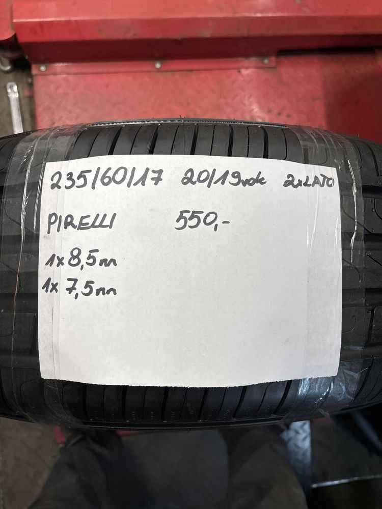 235/60R17 Pirelli 20/19rok 2szt lato