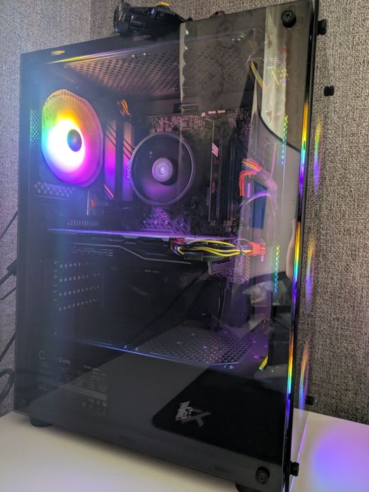 Ігровий ПК Ryzen 5 5500 + RX 570 + Odyssey G5 144Hz