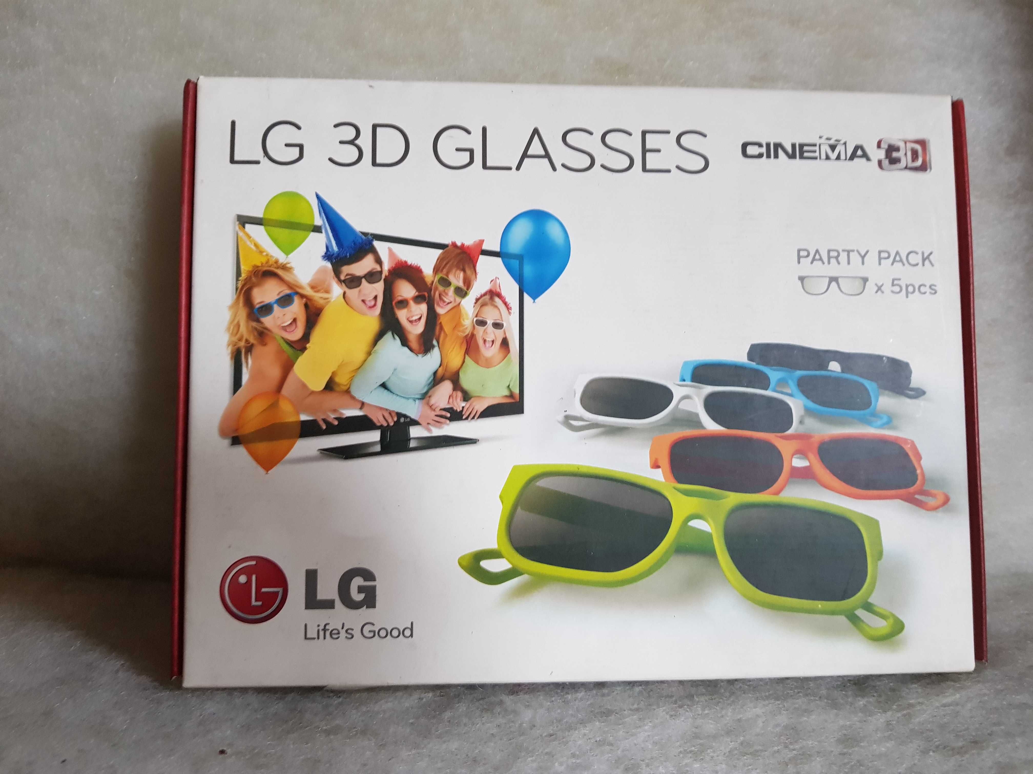 Okulary 3d lg nowe