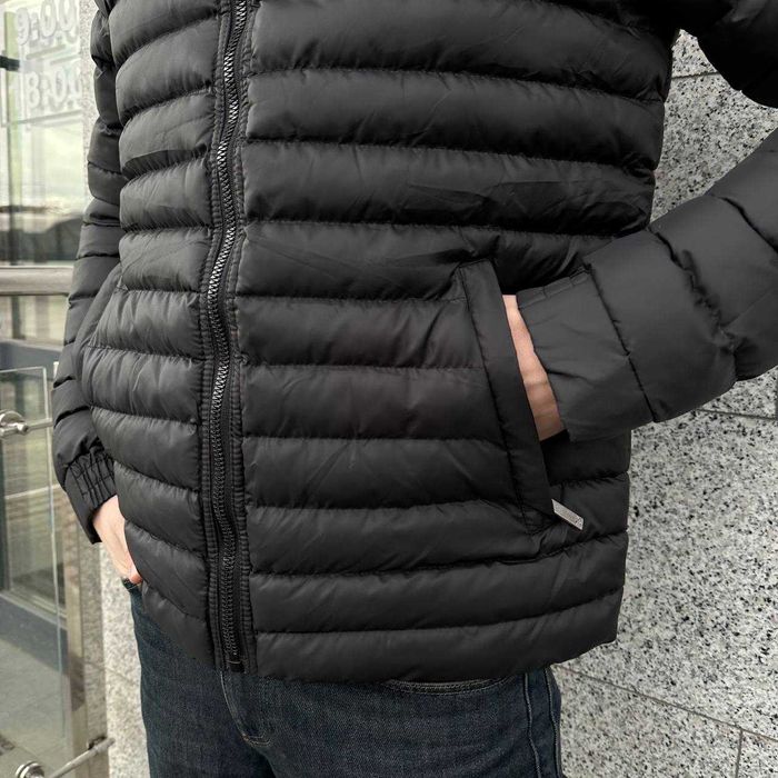 Чоловіча чорна куртка Ck(розмір-M.L.3XL)