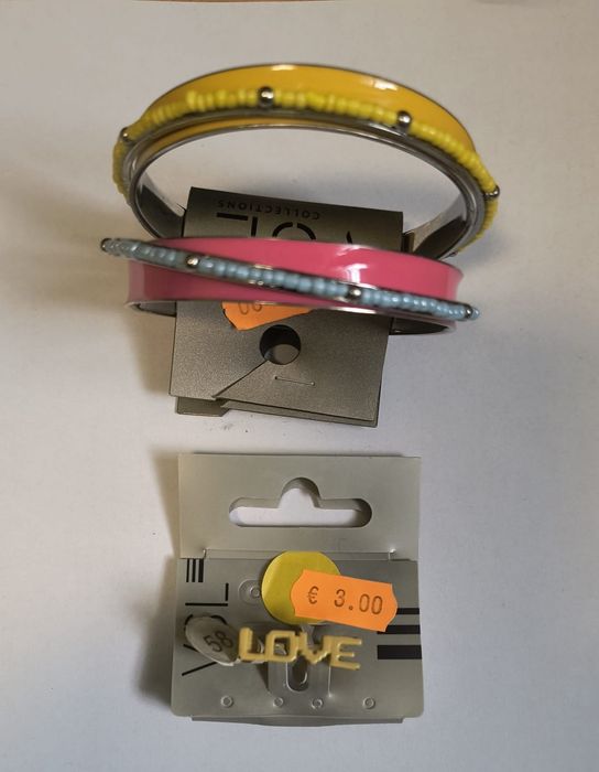 Zestawy kolczyki + bransoletka lub pierścionek