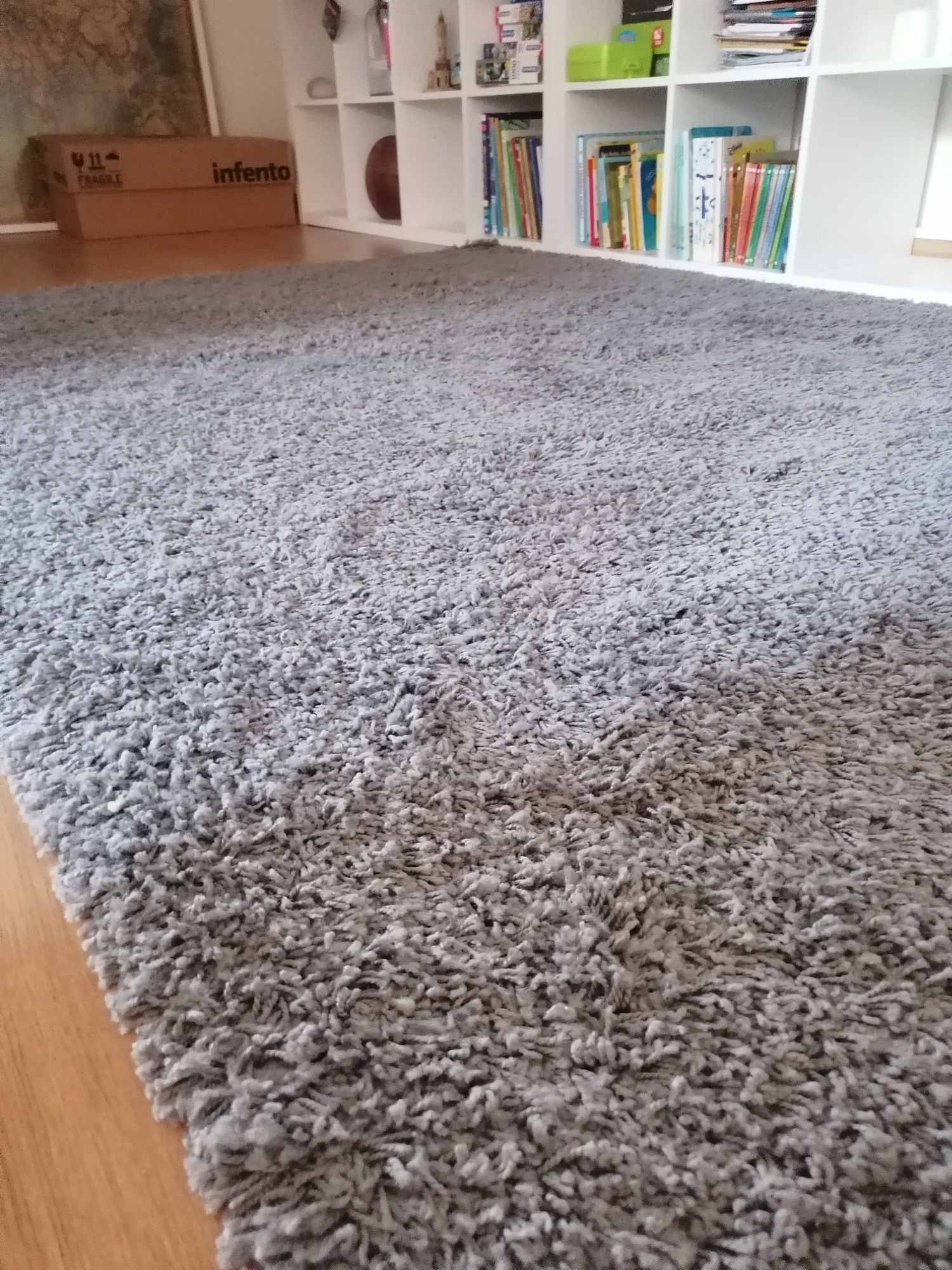 Tapete ikea cinza