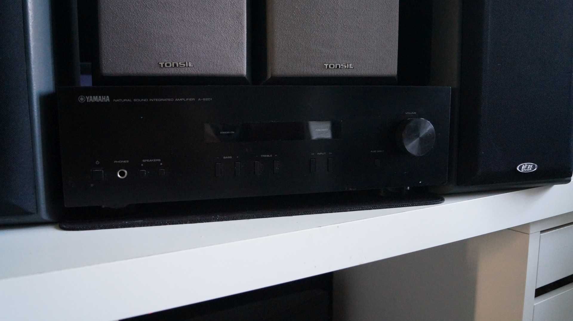 Zestaw Yamaha A-S201 kolumny 4X eltax symphony 4.2 2x Tonsil