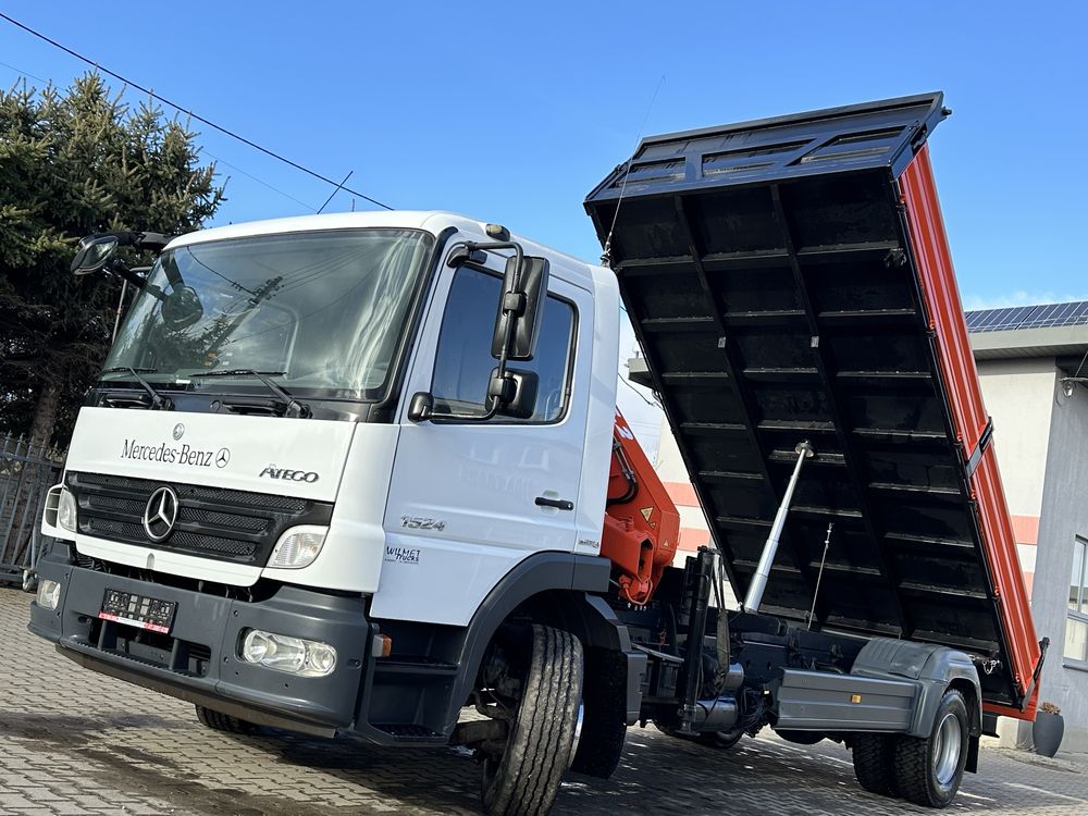 Mercedes Atego 1524 HDS Atlas ! Wywrotka 3stronna ! Nowa zabudowa !