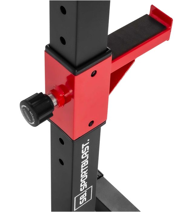 Stojaki regulowane pod sztangę wolnostojące asekuracja do ćwiczeń WR