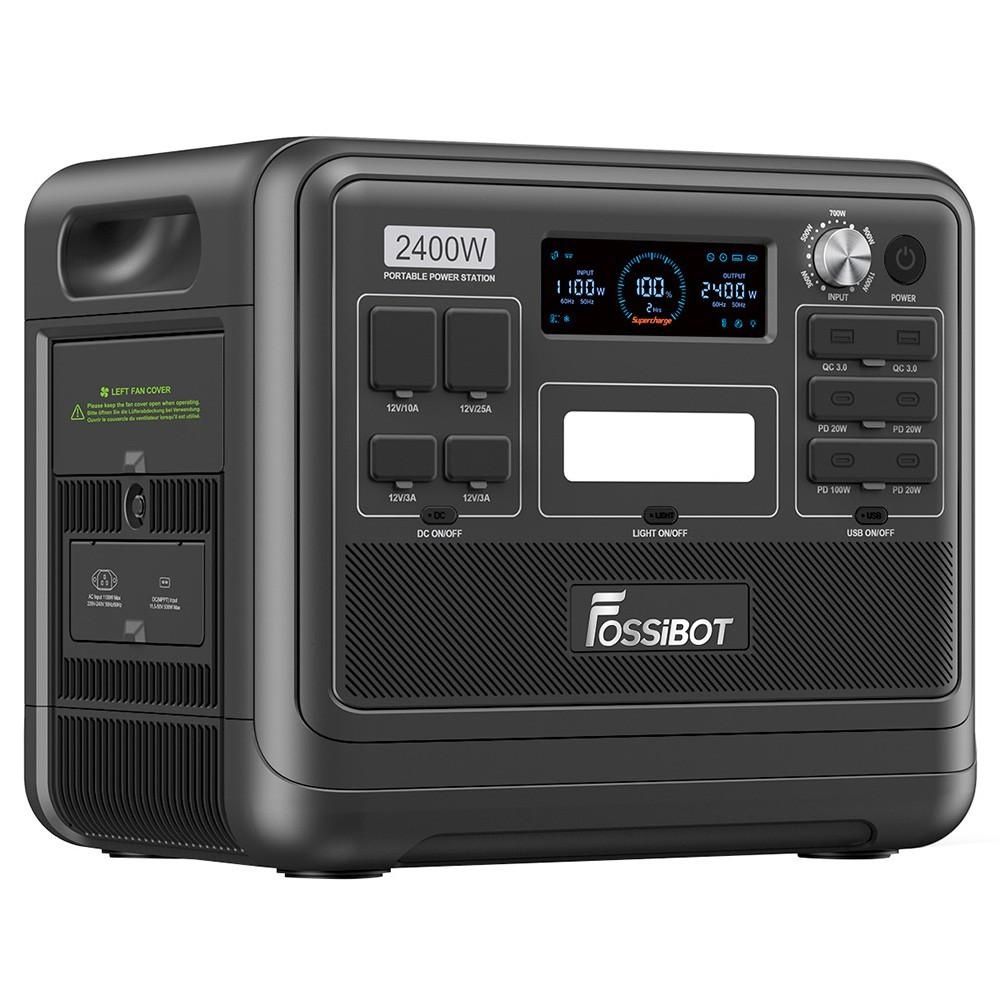 FOSSiBOT Портативна електростанція F2400, батарея LiFePO4 2048 Вт/год,