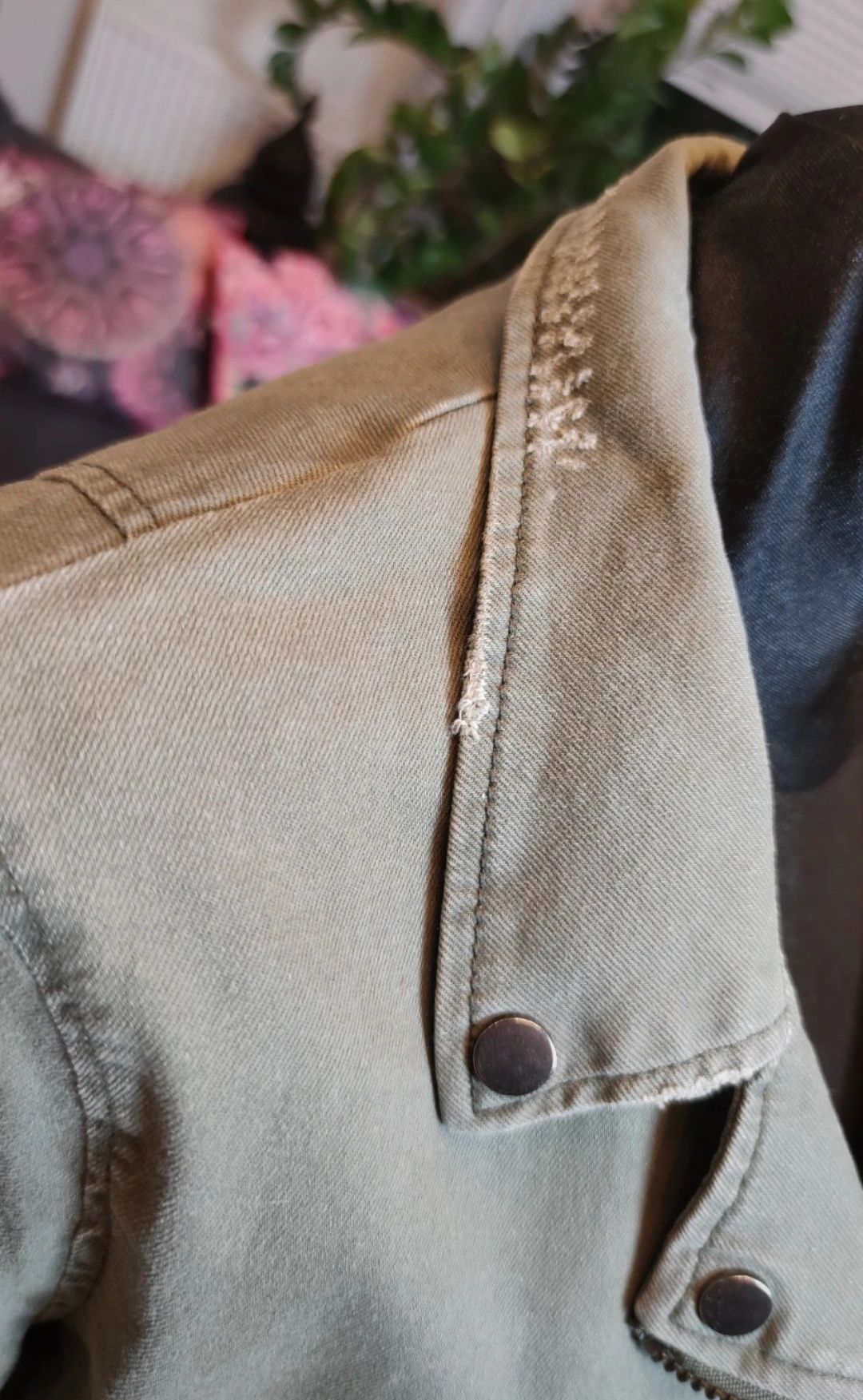 Kurtka jeans ramoneska