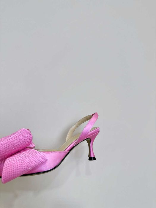 Mach 25ss Butterfly Knot Kot Obcasy Spicy Sandały, Kobiety Obcasy