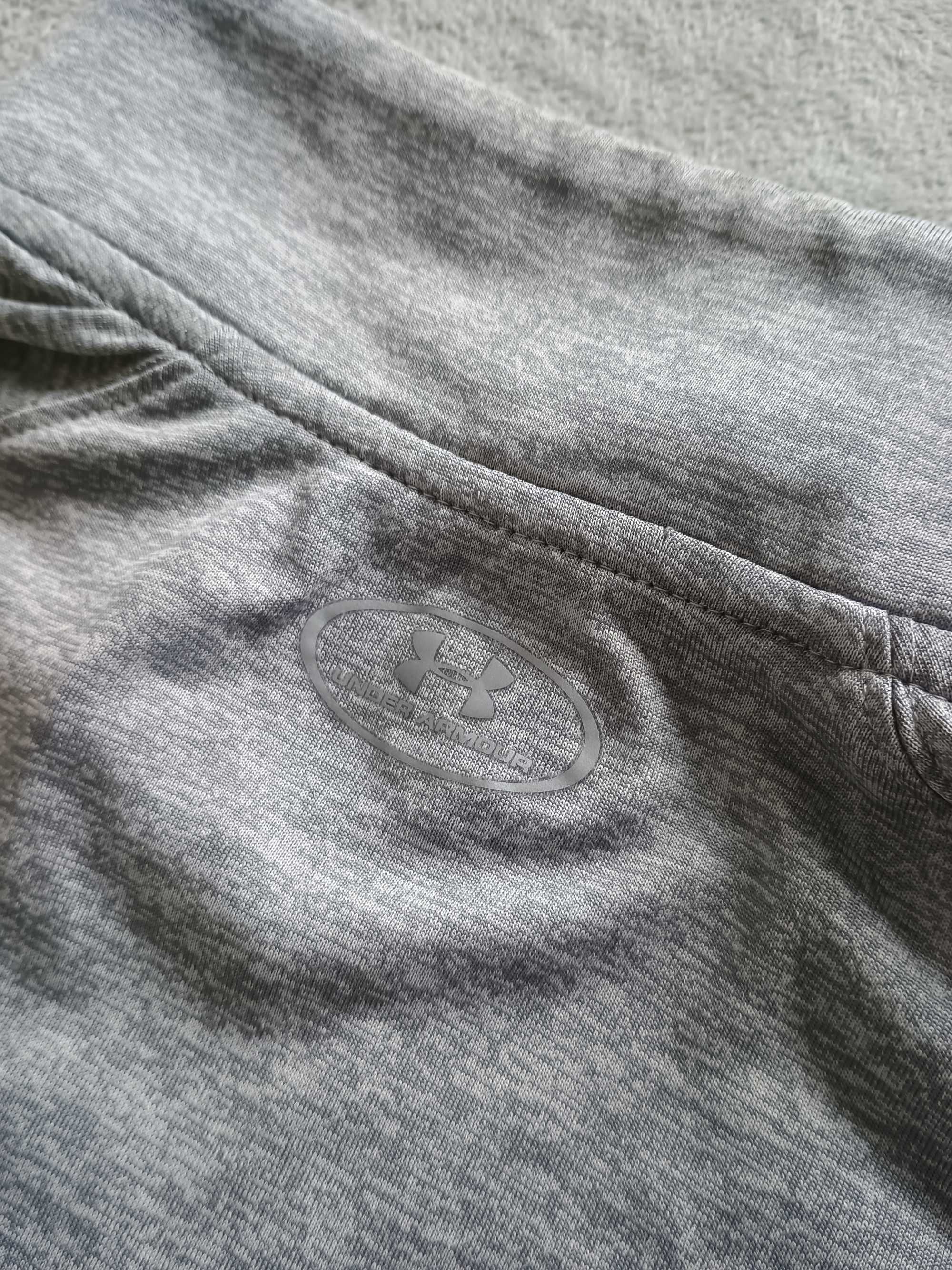 Damska bluza/bluzka treningowa Under Armour - rozmiar S, szara/siwa