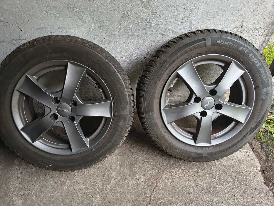 Komplet kół zimowych DEZENT KIA RIO,HYUNDAI i20 185/65R15