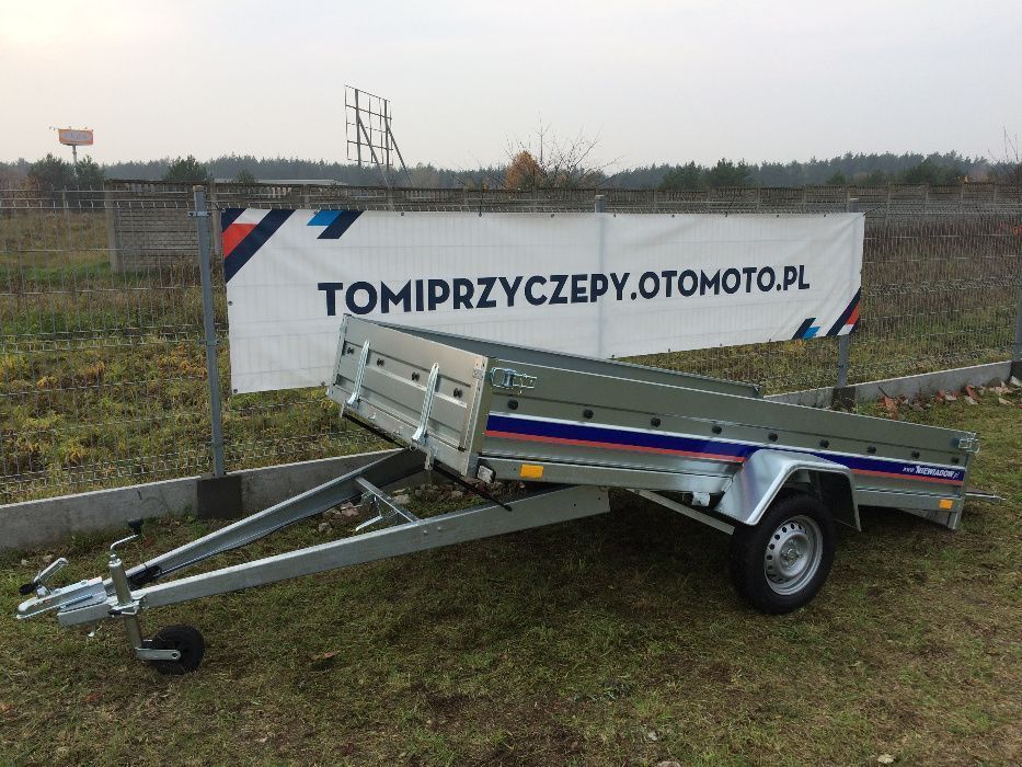 Przyczepka resorowana NIEWIADÓW 300x150 750 DMC dostawa cała Polska