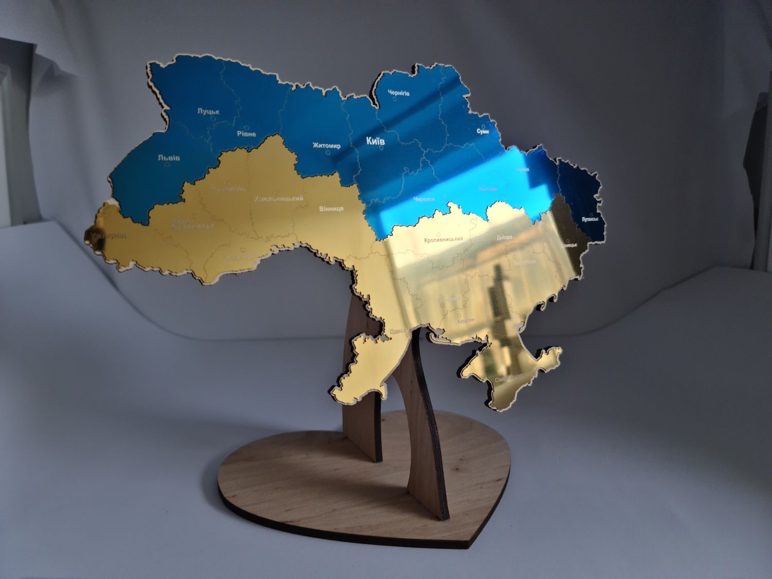 Карта України, карта Украины, мапа України металева