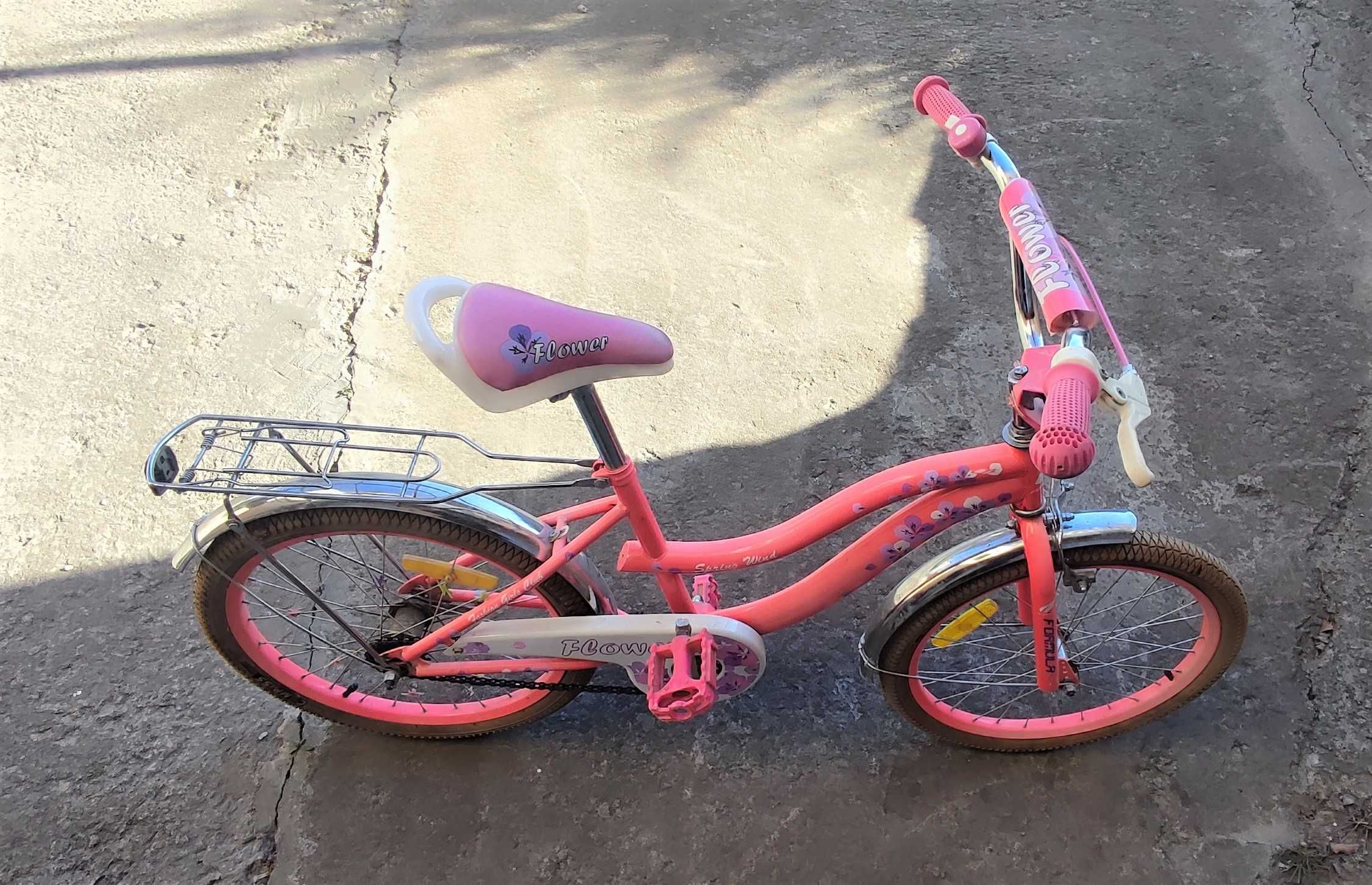 Велосипед  Formula Flower 20" дитячий Рожевий