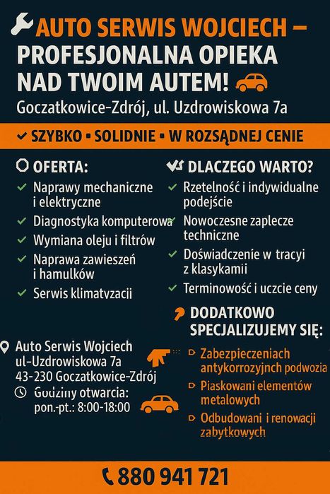 Auto Serwis Wojciech Goczałkowice Zdrój, Pszczyna, Czechowice