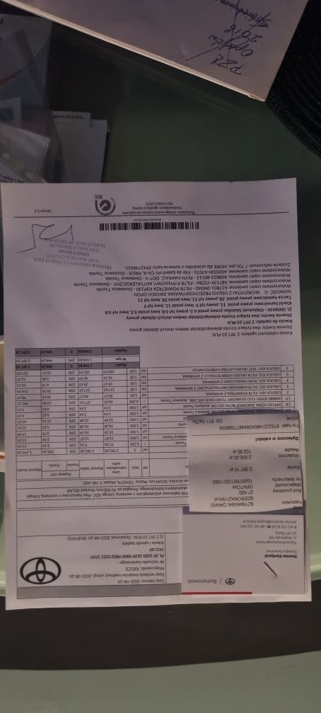 Toyota gwarancja salonowa Aso