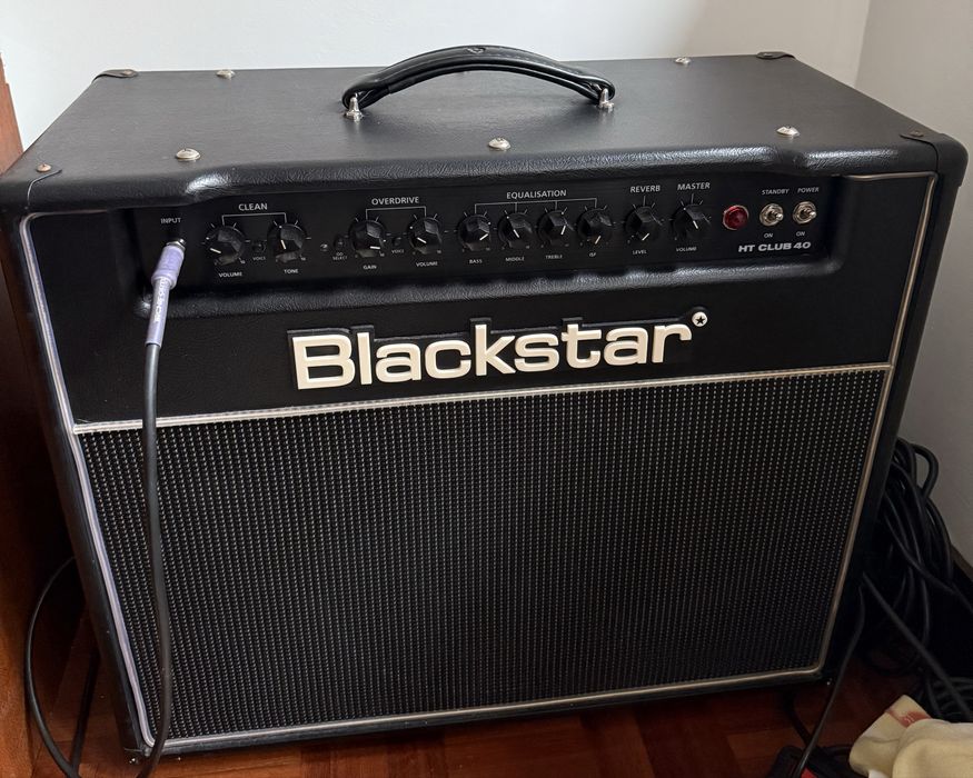 Amplificador a válvulas blackstar Ht 40 com footswitch
