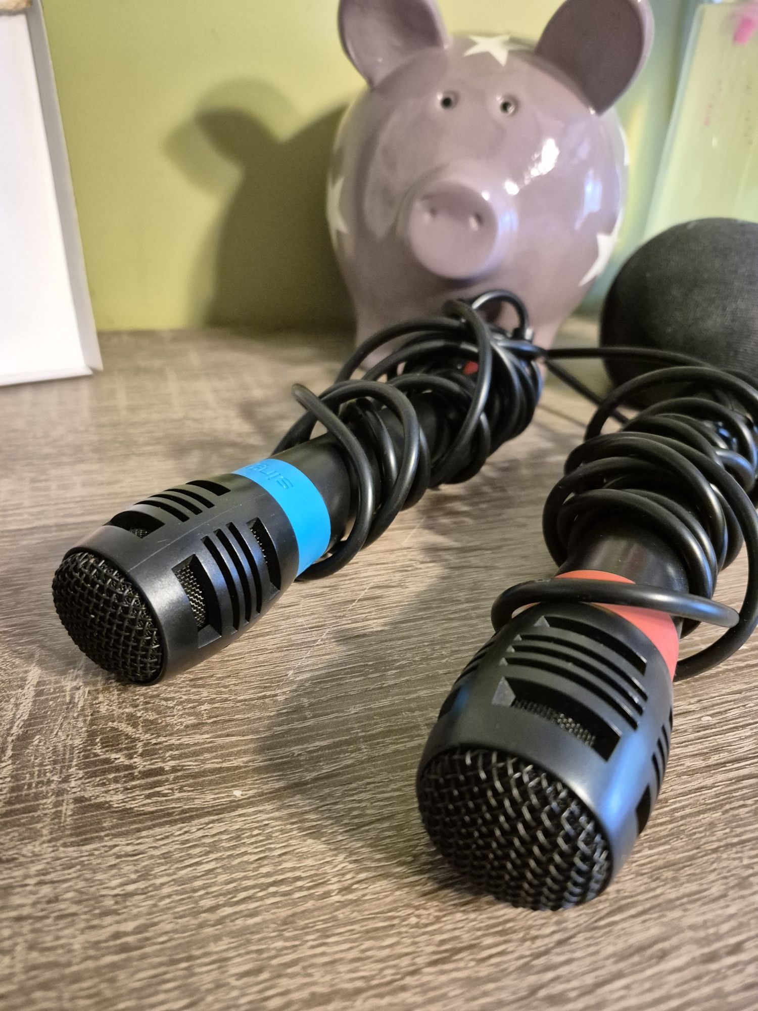 Dwa mikrofony Singstar do PlayStation 3 i Ps2 i kamera