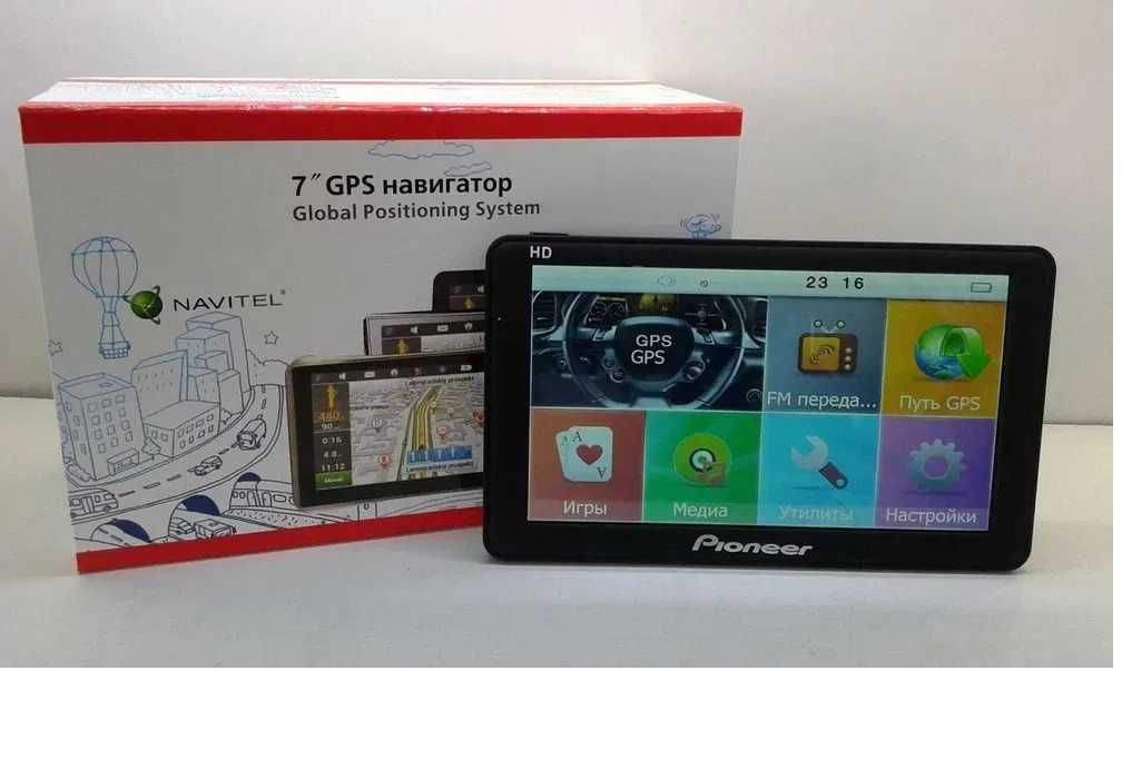 2025р TIR /ADR Грузовий GPS навігатор Pioneer 7 дюймів Європа, Україна