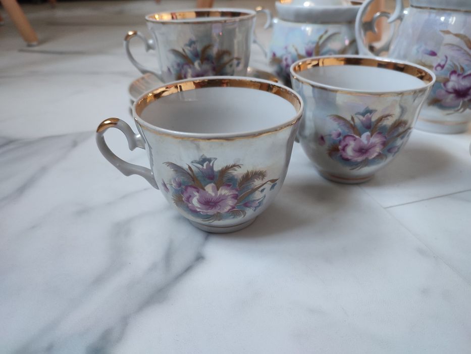 Porcelanowy zestaw kawowy ( idealny )