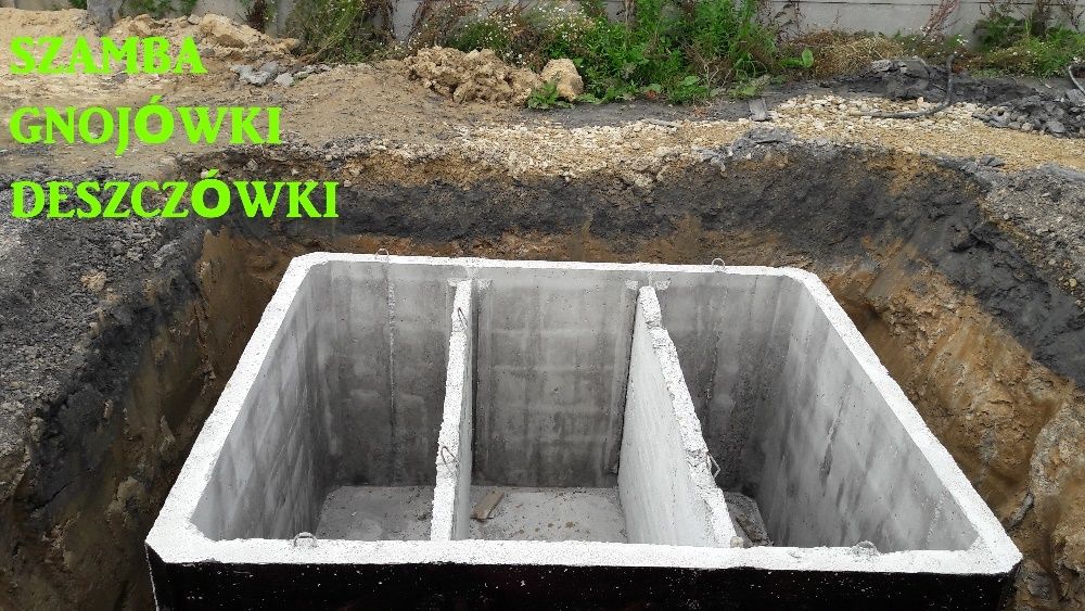 8m3 zbiornik betonowy trzykomorowy na szambo. Szamba od producenta