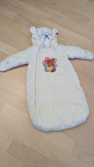 Дитячий демісезонний конверт (0-6 міс) з шапочкою