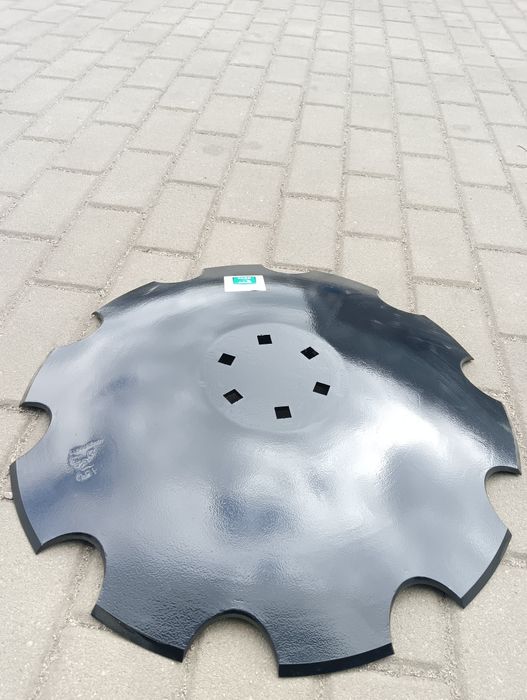 Kuhn Optimer Talerz uzębiony 510mm 6otw rozstaw 100mm STAL BOROWA