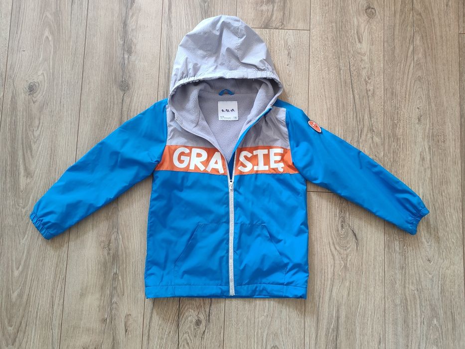 Kurtka wiatrówka ocieplana chłopięca r.110 5.10.15