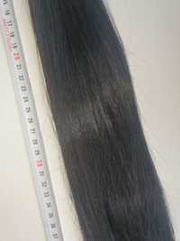 Włosy słowiańskie czarne 58cm, 80 gram