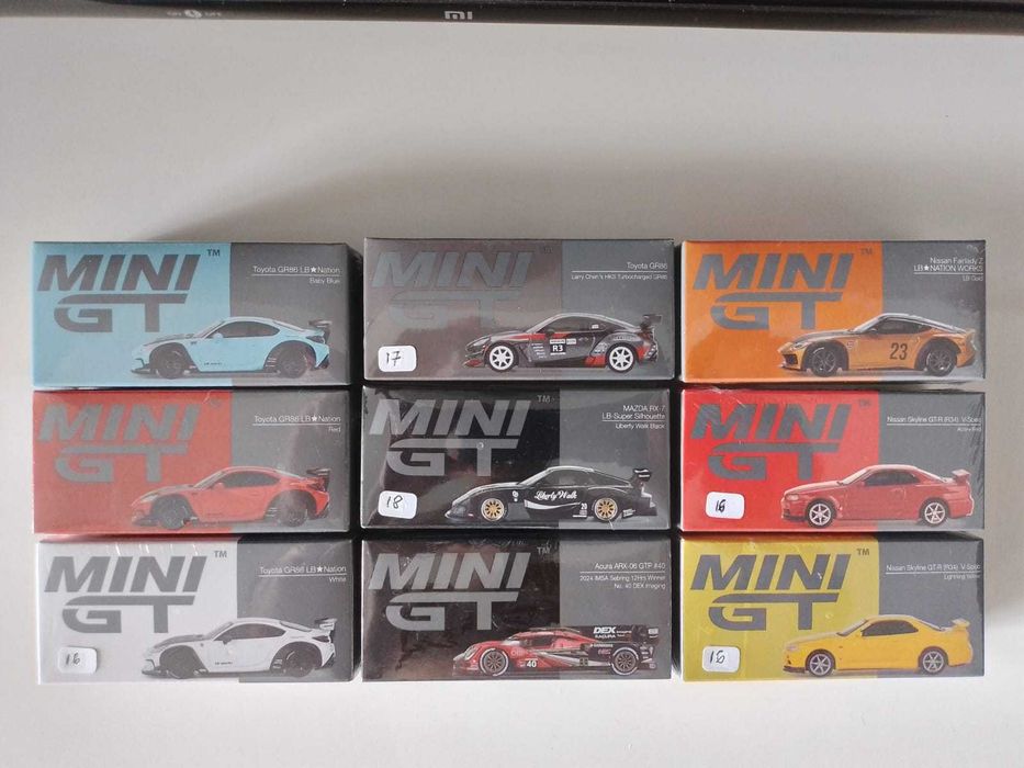 Mini GT, BBR, Kaido*House, Greenlight, Maisto, Tarmac - Diecast 1/64