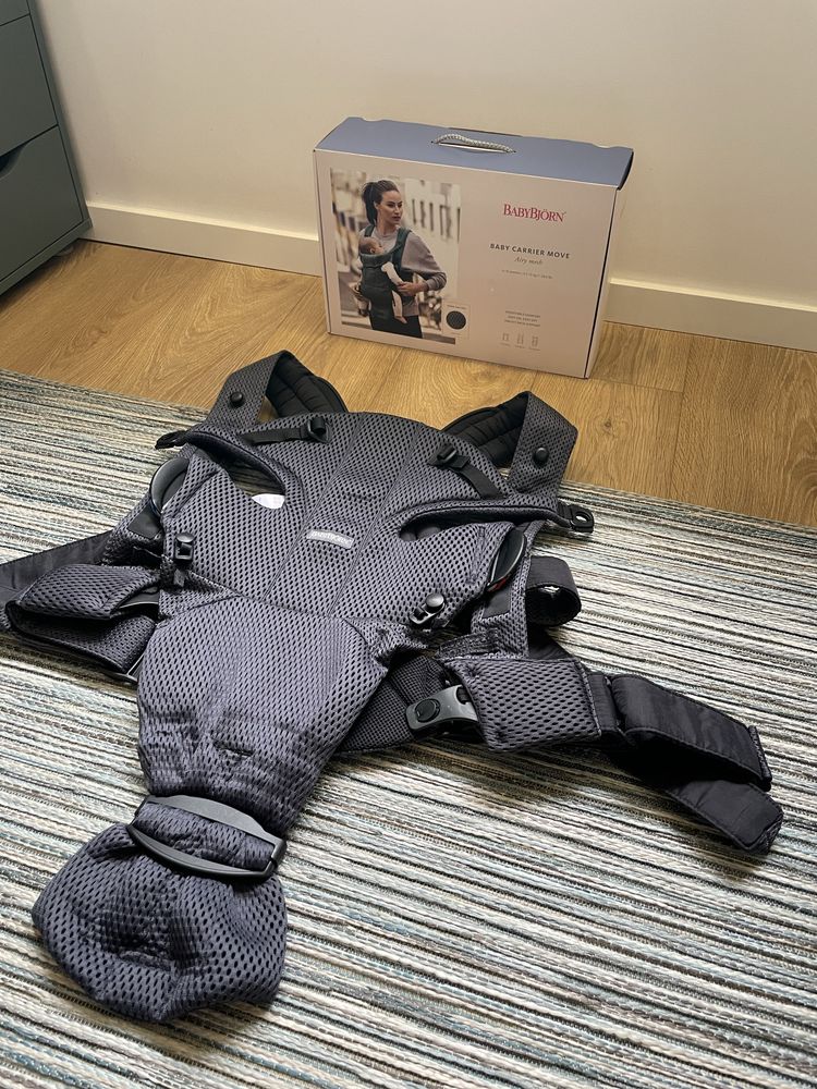 Marsúpio BabyBjörn Move - Airy Mesh - Cor Antracite - Como Novo - 150€