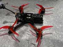 Dron fpv 5” analog 4s | elrs lub tbs