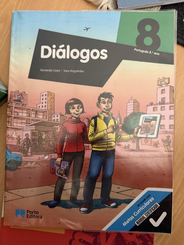 Conjunto de Manuais Portugues Dialogos 8° ano