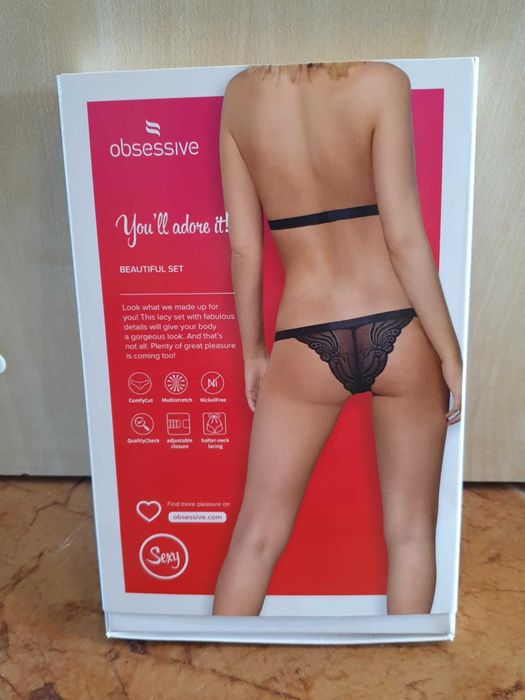 Komplet bielizny Obsessive, rozmiar S/M