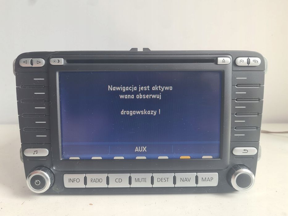 Radio nawigacja golf 5 v caddy passat b6 touran polo t5 mfd2 dvd PL…