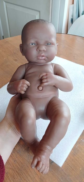 Лялька пупс реборн темношкіра мулатка Berenguer