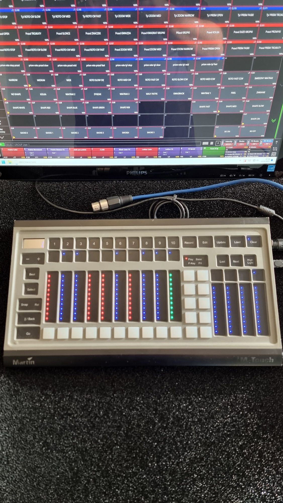 Obsidian onyx nx-touch m-pc sterownik dmx