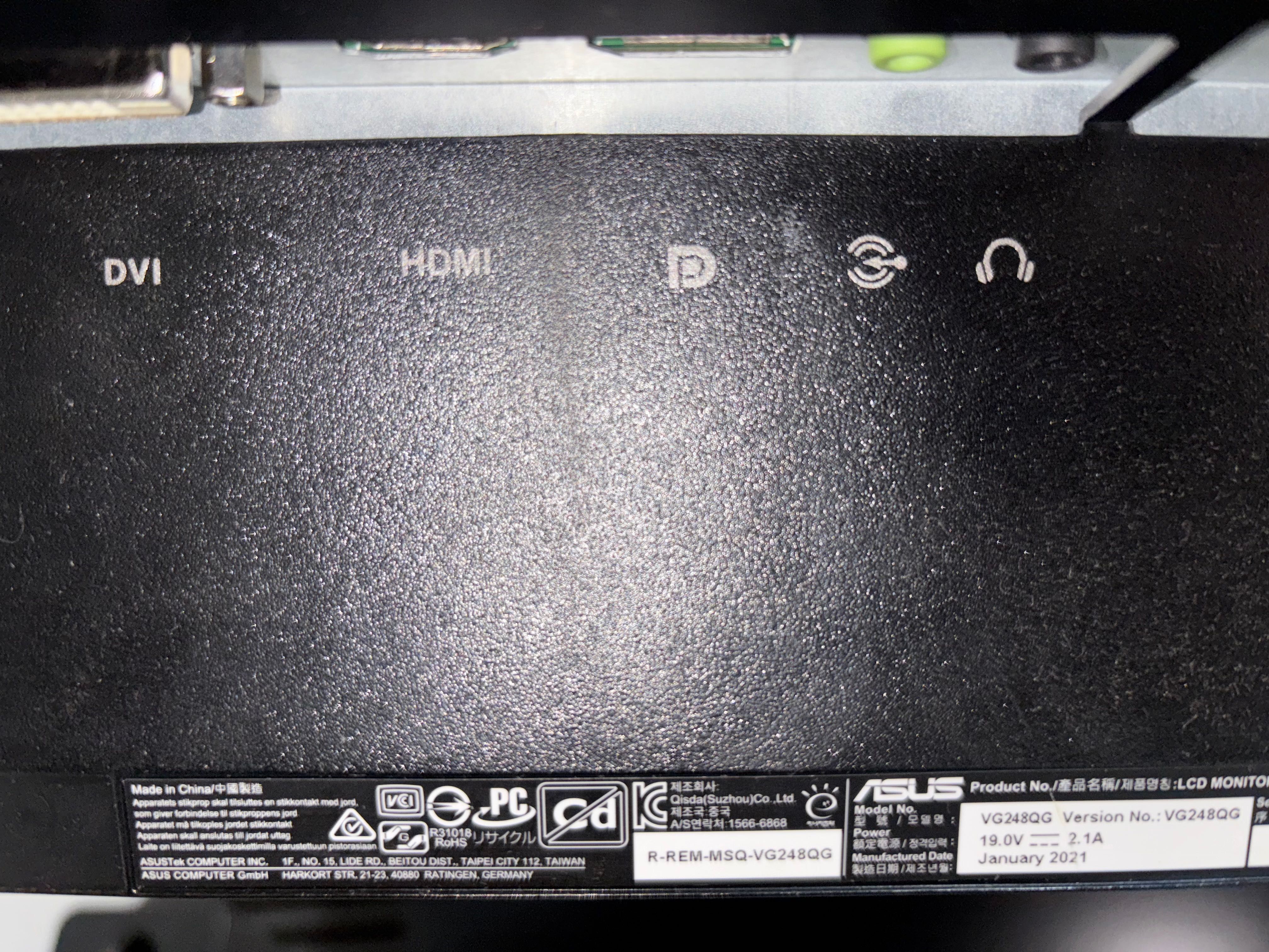 Monitor ASUS 27” 165hz