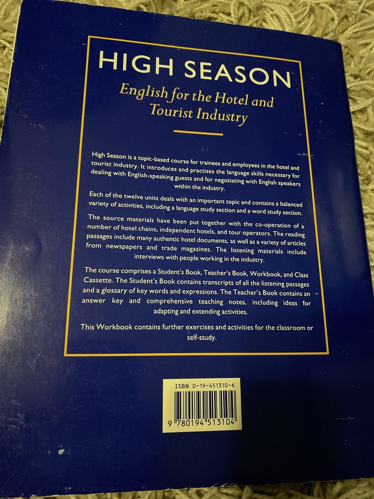 High Season. English for the Hotel and Tourist Industry