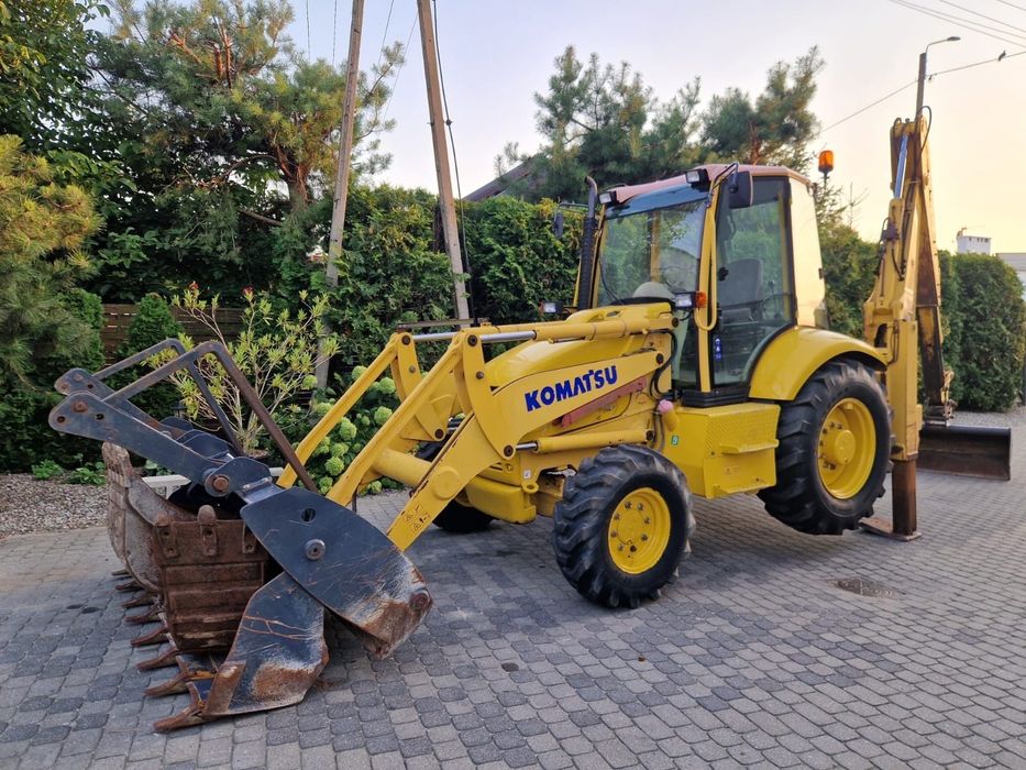 Komatsu WB 93R  Import Teleskop Sprawdzona Koparko-ładowarka kołowa używana
