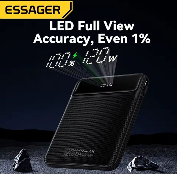 ESSAGER 120W  Power Bank 20000 mAh
